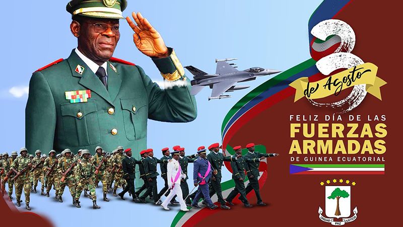 Feliz día de Las Fuerzas Armadas de Guinea Ecuatorial.